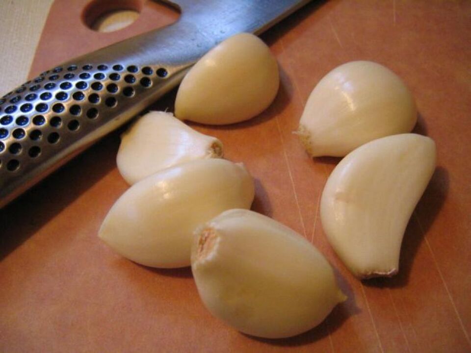 garlic to remove the papilloma